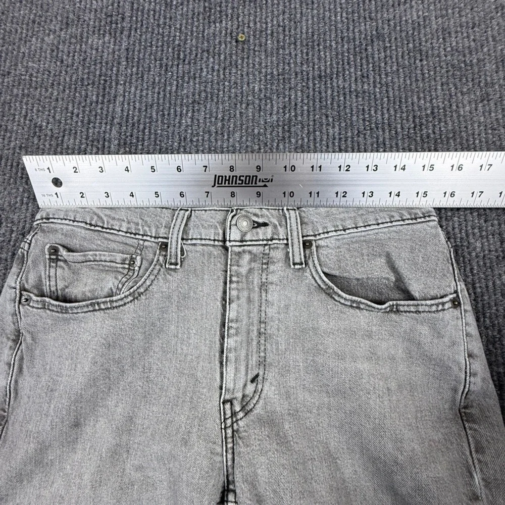 Levis 514 Straight Fit Grey Denim Jeans Mens 31x30 00514-1660